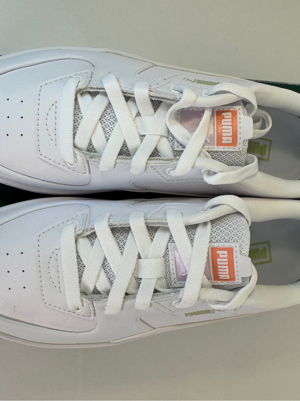 PUMA Cali Dream MIS White Peach Pink Lavender Women’s Size 9 Sneaker - Picture 4 of 8